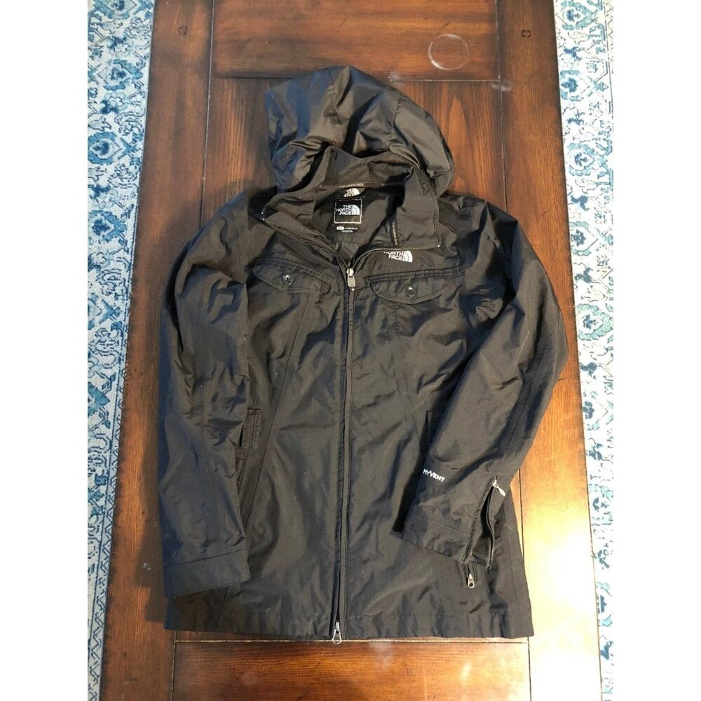 The North Face Black Hyvent Medium Weight Jacket Small - Picture 1 of 10